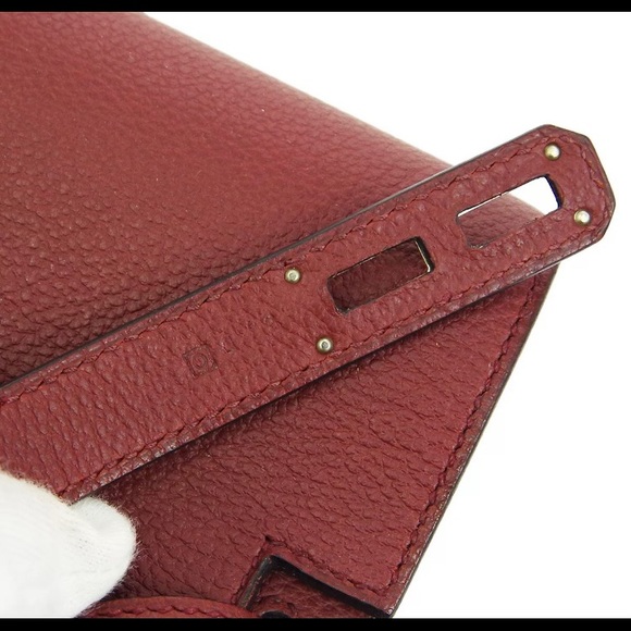 HERMES KELLY DEPECHE 34 Business Bag - Rouge - Picture 6 of 10